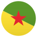 🇬🇫 flag: French Guiana display on JoyPixels